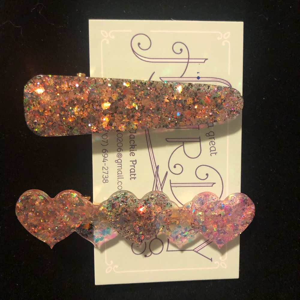 Sparkle Hair Barrettes Set